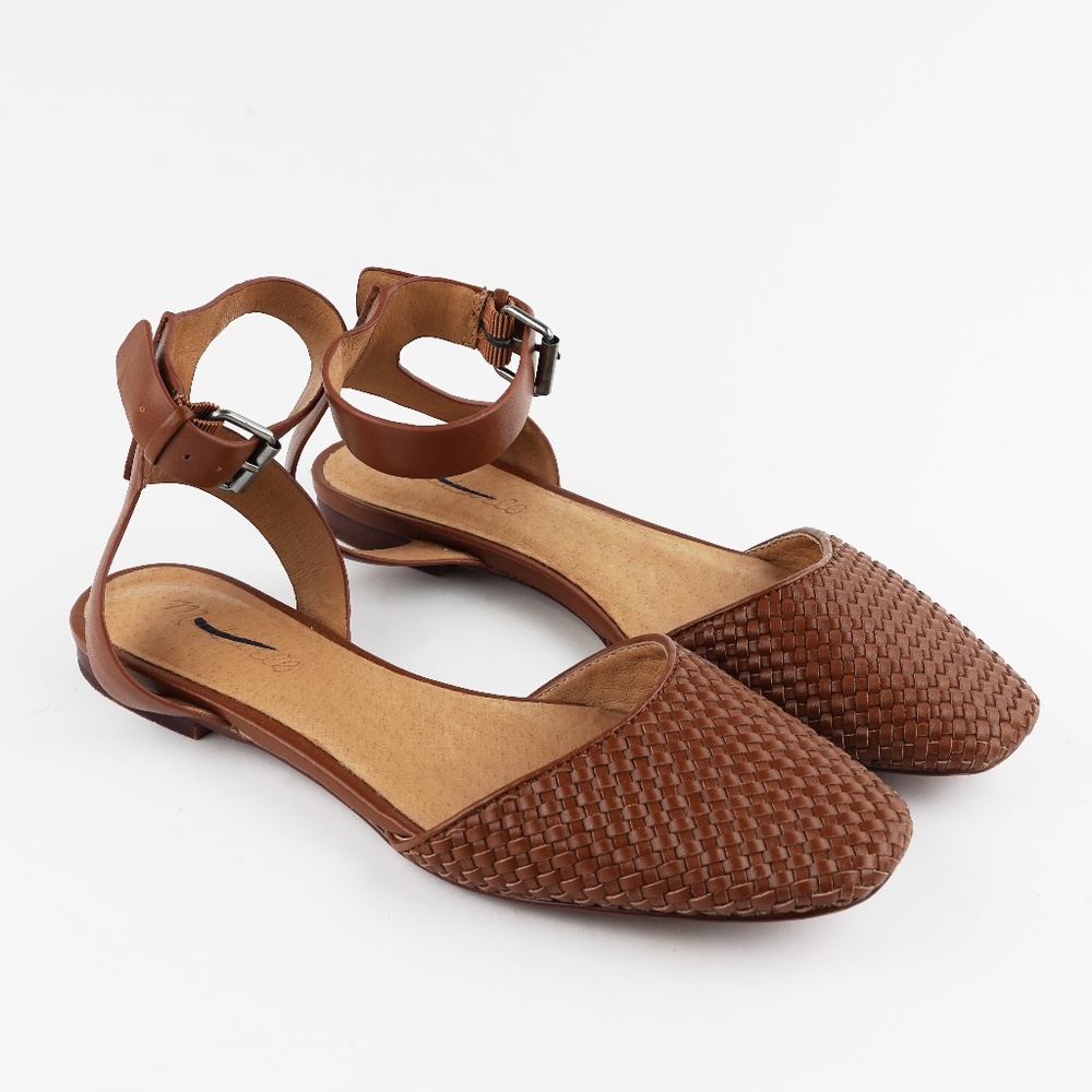 New MADEWELL The Marseilla Ankle-Strap Sandal in Dried Maple - Picture 3 of 6